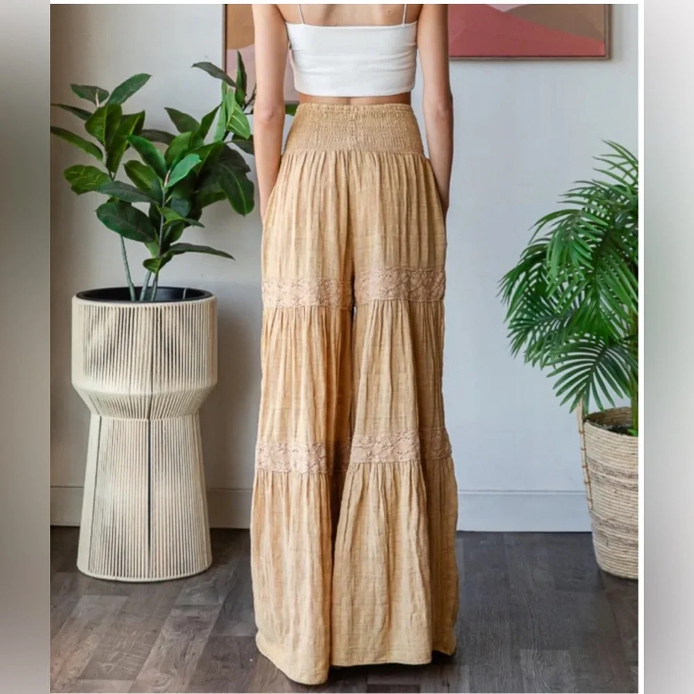 Oli & Hali Tiered Wide-Leg Pants - Picture 5 of 6